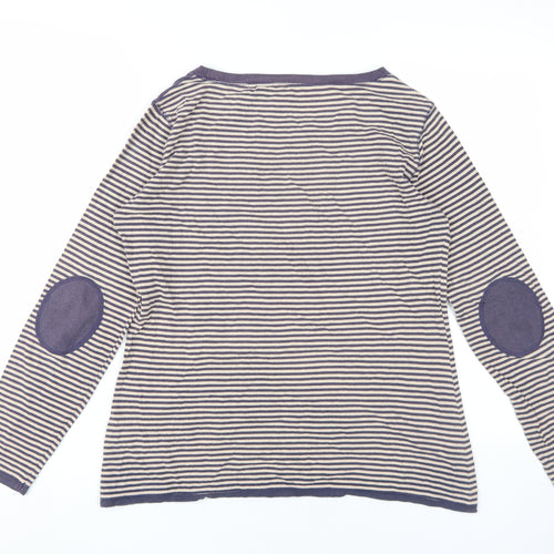 Marks & Spencer Women's Striped Jersey Boat Neck Top