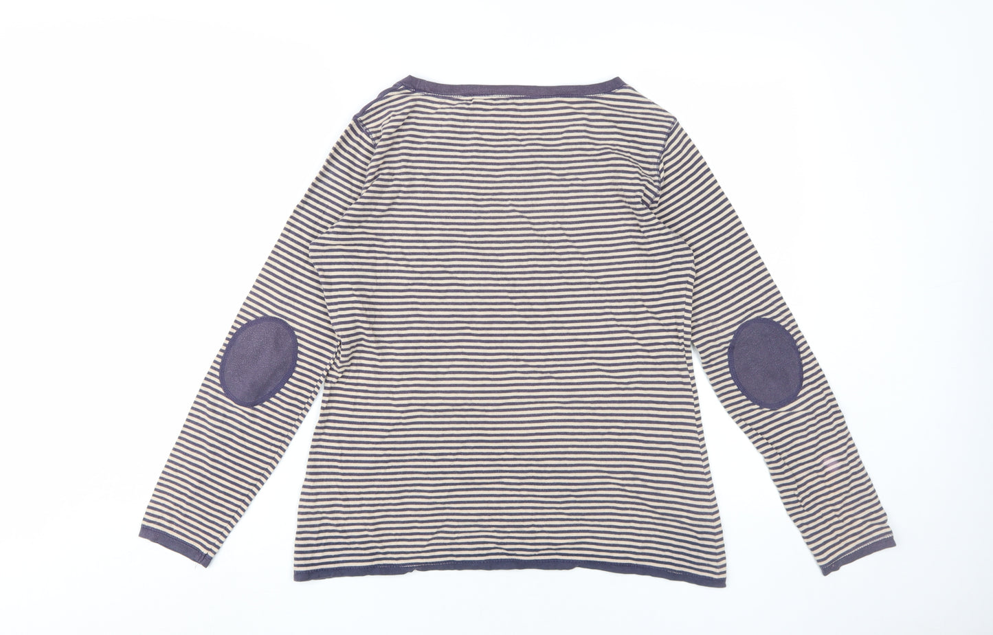 Marks & Spencer Women's Striped Jersey Boat Neck Top