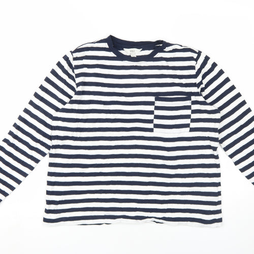 Marks and Spencer Women's Striped Cotton T-Shirt