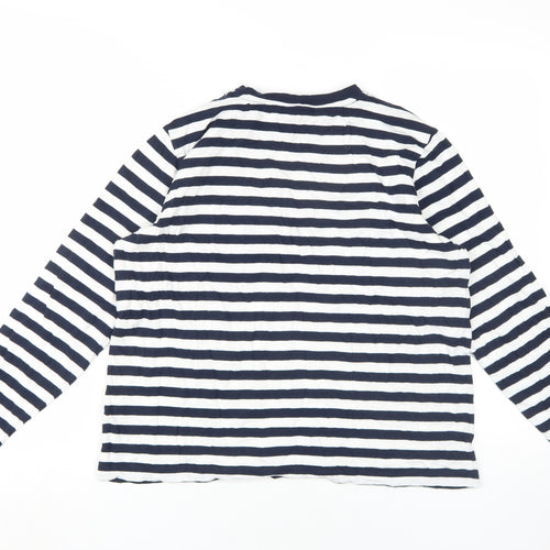 Marks and Spencer Women's Striped Cotton T-Shirt