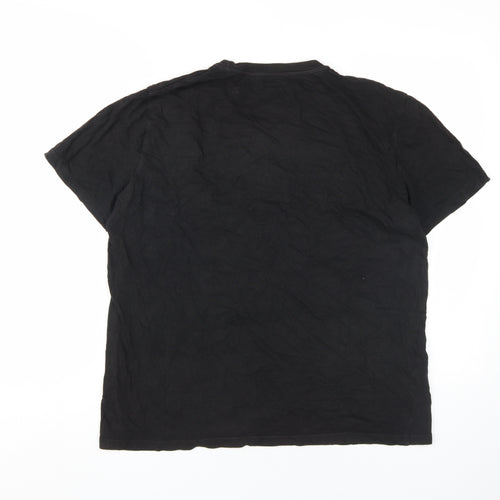 Hospital Records Men's Black Graphic T-Shirt Size L