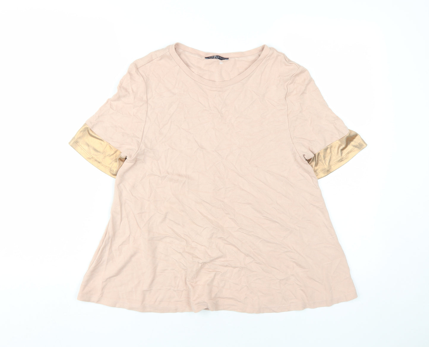 Marks and Spencer Women's Pink T-Shirt Size 8