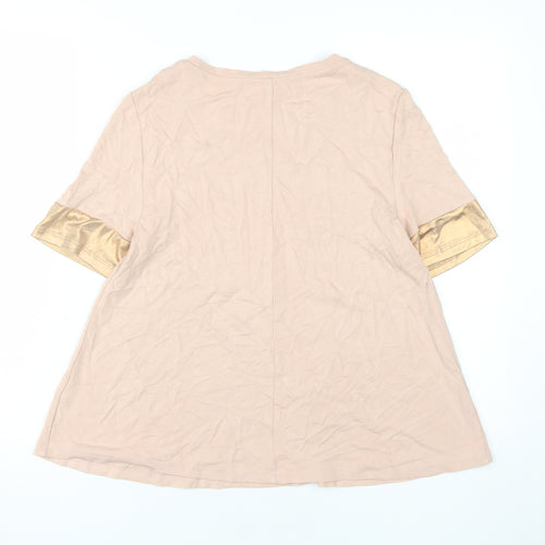 Marks and Spencer Women's Pink T-Shirt Size 8