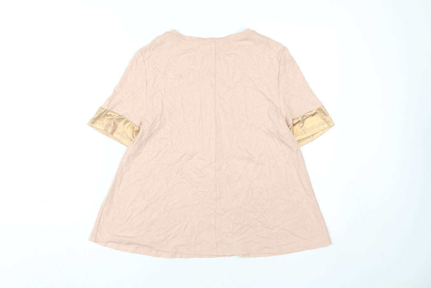Marks and Spencer Women's Pink T-Shirt Size 8