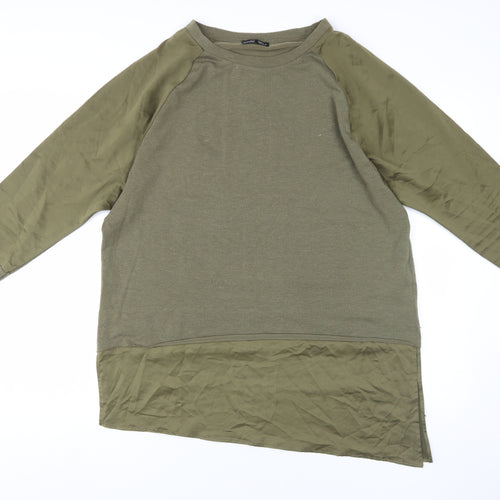 Zara Women’s Green Basic T-Shirt UK Size 2