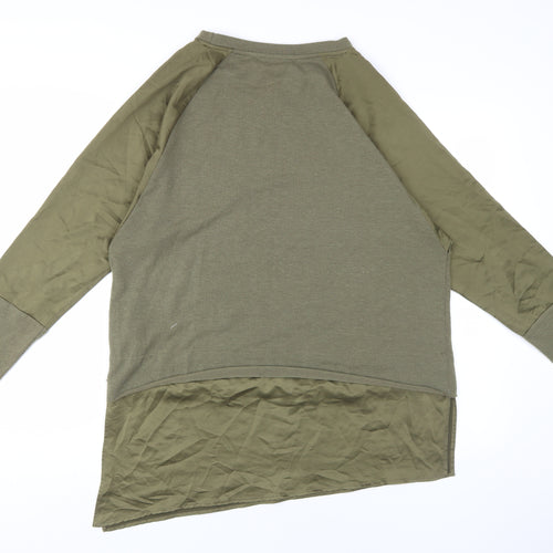 Zara Women’s Green Basic T-Shirt UK Size 2