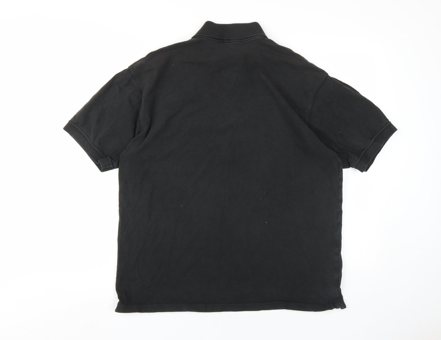 Marks and Spencer Men's Black Polo M Solid
