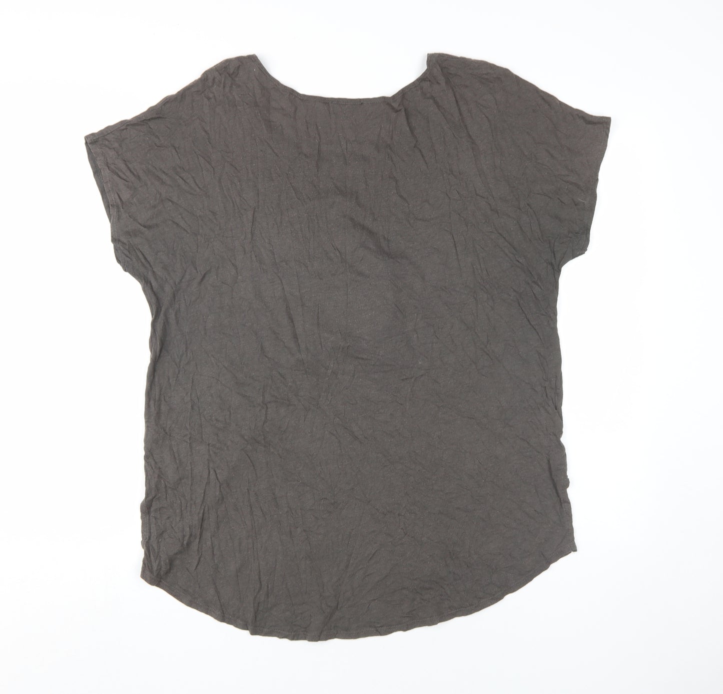 New Look Women's Grey T-Shirt UK 20 Classic Style