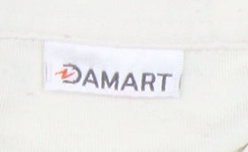 Damart Women’s Ivory Button-Up Shirt Size 12