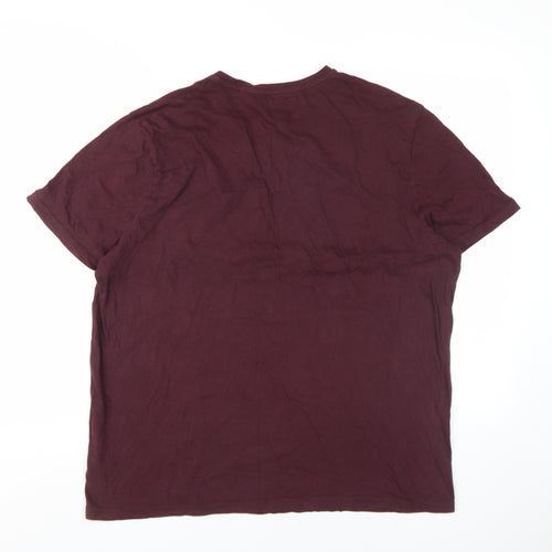 Marks and Spencer Men's Berry Graphic T-Shirt XL