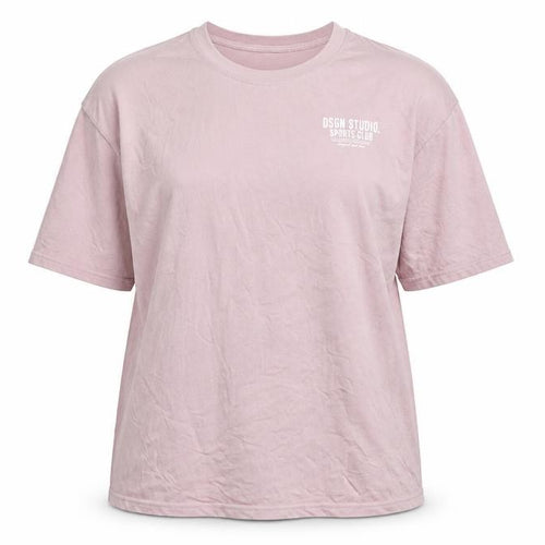 Boohoo Unisex Pink Basic T-Shirt, Size L, Casual Sports Style