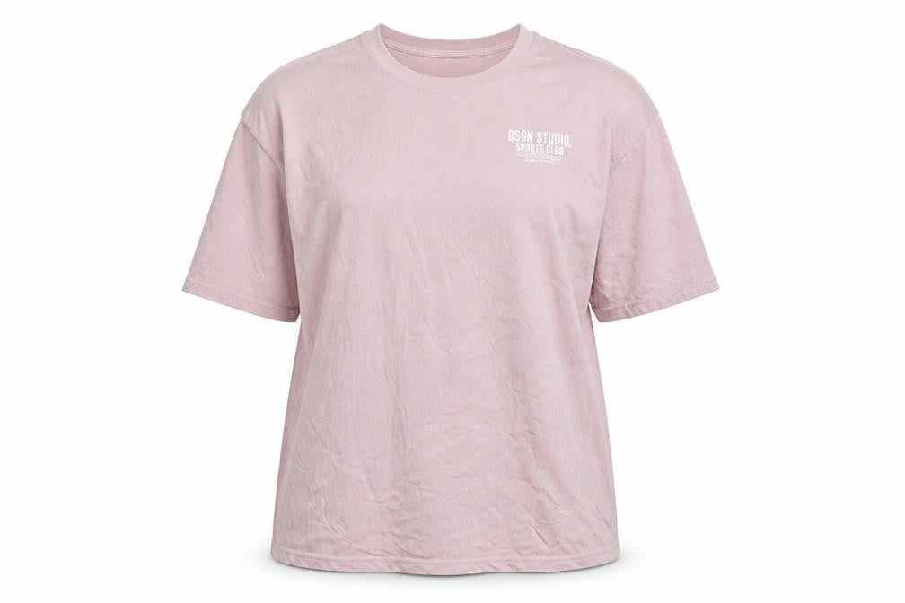 Boohoo Unisex Pink Basic T-Shirt, Size L, Casual Sports Style