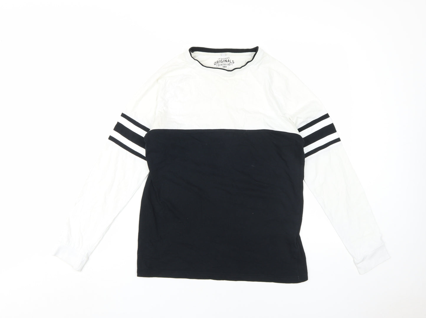 Marks and Spencer Boys Colourblock Long Sleeve Pullover 12-13