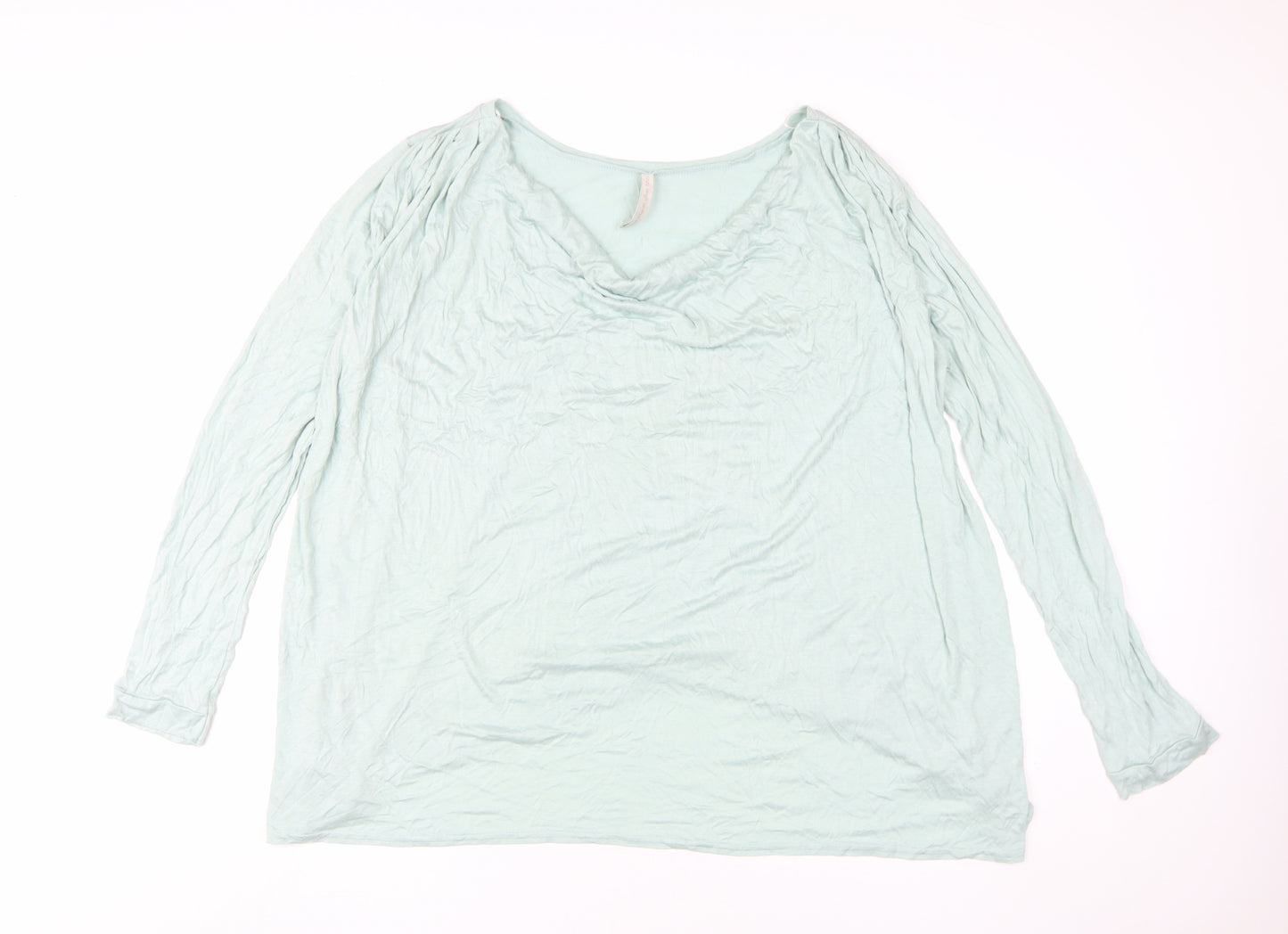 Cindy Leigh Armstrong Women's Blue Blouse 2XL, Classic & Relaxed