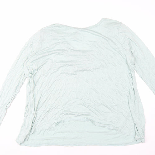 Cindy Leigh Armstrong Women's Blue Blouse 2XL, Classic & Relaxed