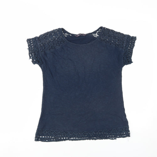 Marks and Spencer Blue Women's T-Shirt Size 8