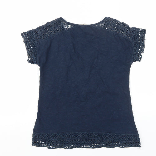 Marks and Spencer Blue Women's T-Shirt Size 8