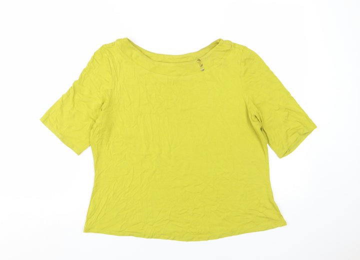 Wallis Women’s Green Petite T-Shirt, Size 18