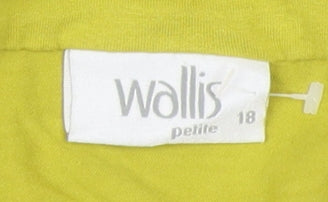 Wallis Women’s Green Petite T-Shirt, Size 18