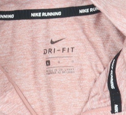 Nike Men's Pink Running Pullover L