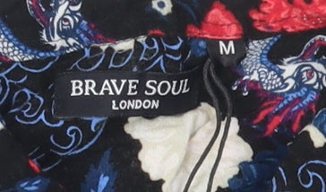 Brave Soul Men's Multicoloured Floral Shirt M