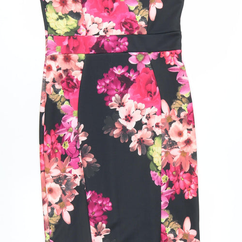 Evita Women's Multicoloured Floral Bodycon Dress 14