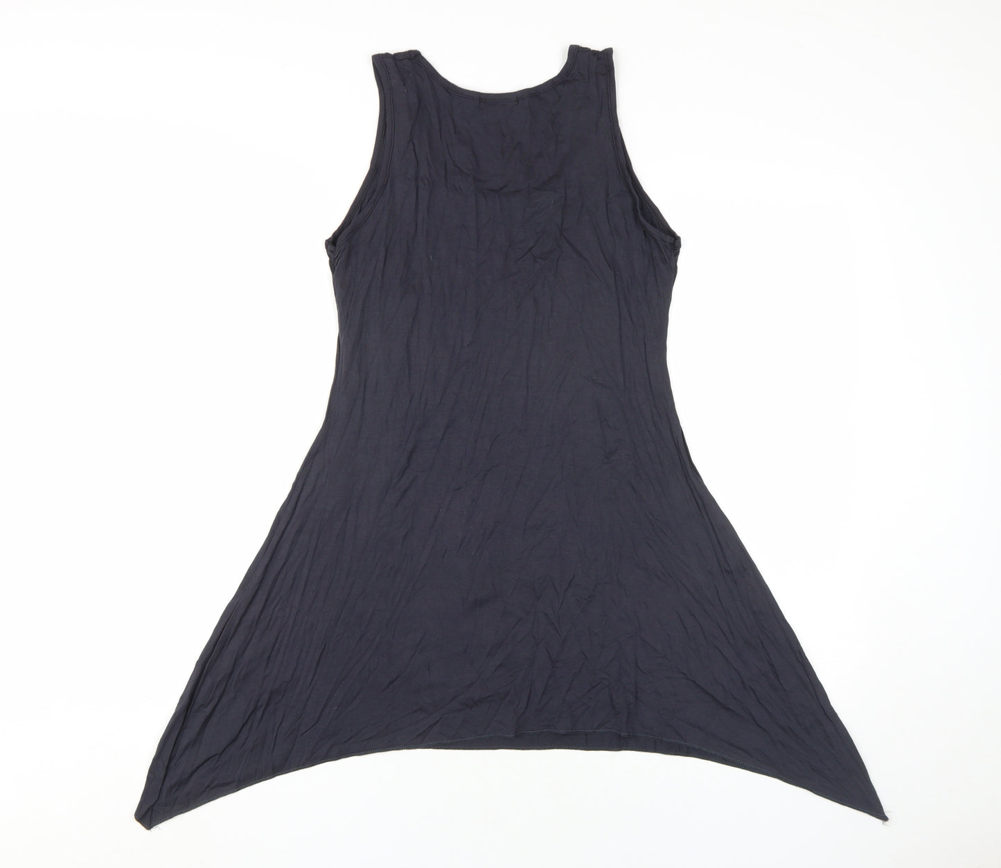West One Women's Black Tunic Tank, Size 12, Sequin Detail