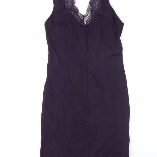 H&M Women's Purple Bodycon Dress Size 12