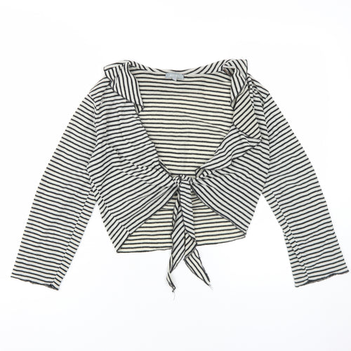 Per Una Women’s Black Striped Cardigan Size 12