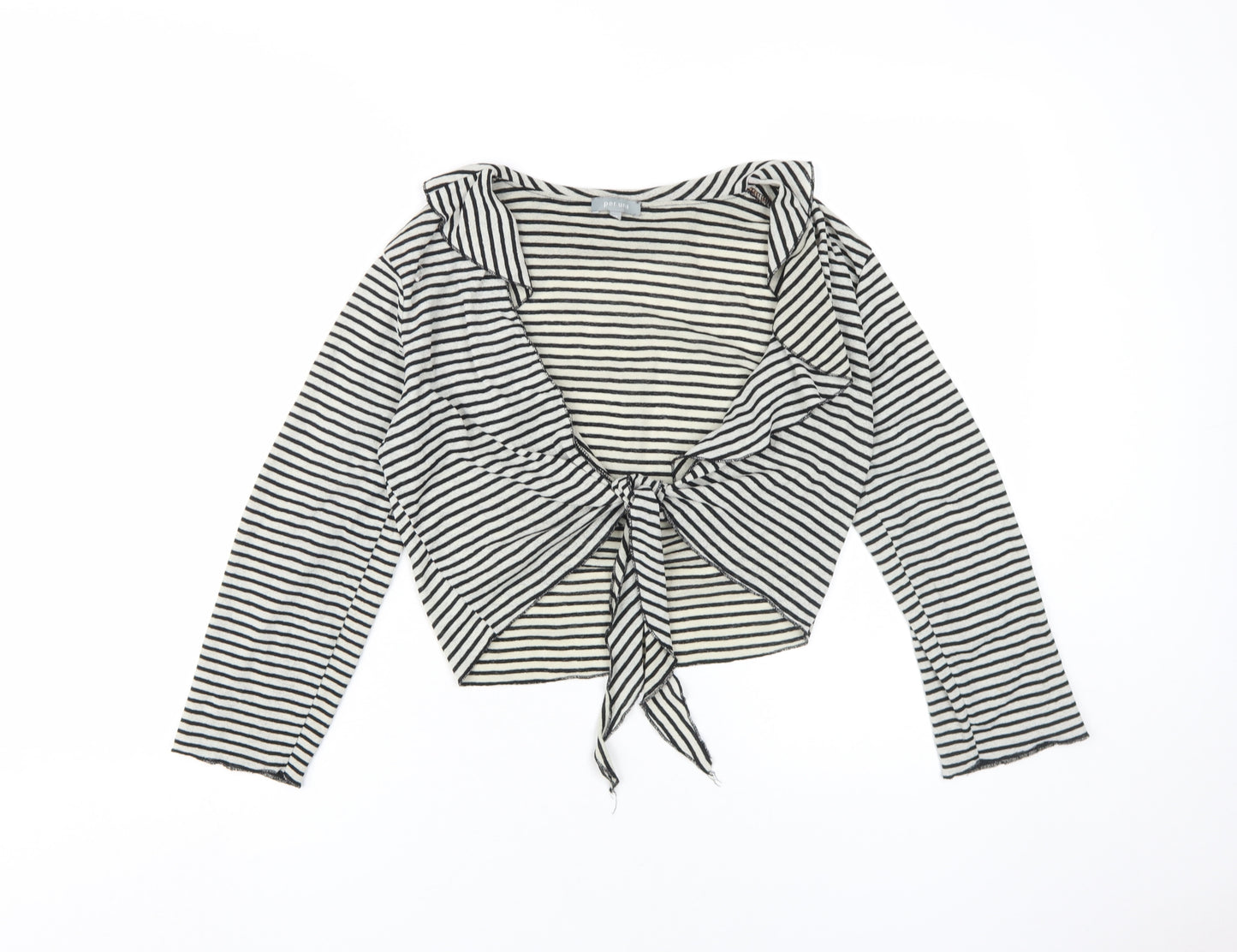 Per Una Women’s Black Striped Cardigan Size 12