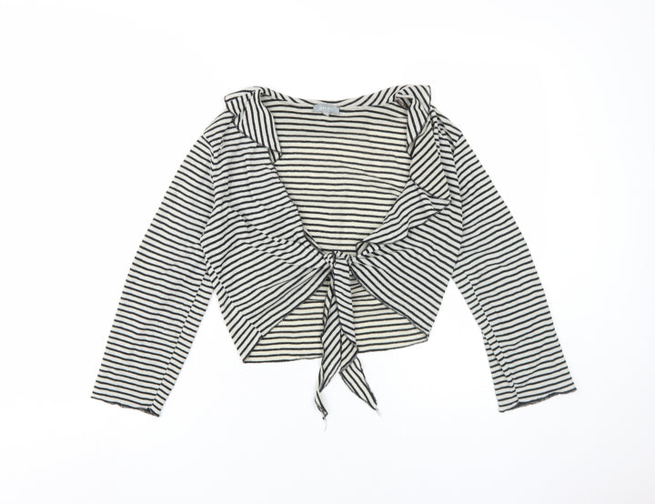 Per Una Women’s Black Striped Cardigan Size 12
