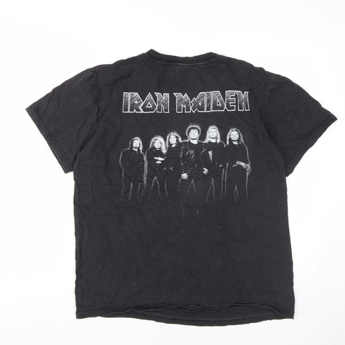 Thunder Men’s Black Band T-Shirt L Vintage Graphic