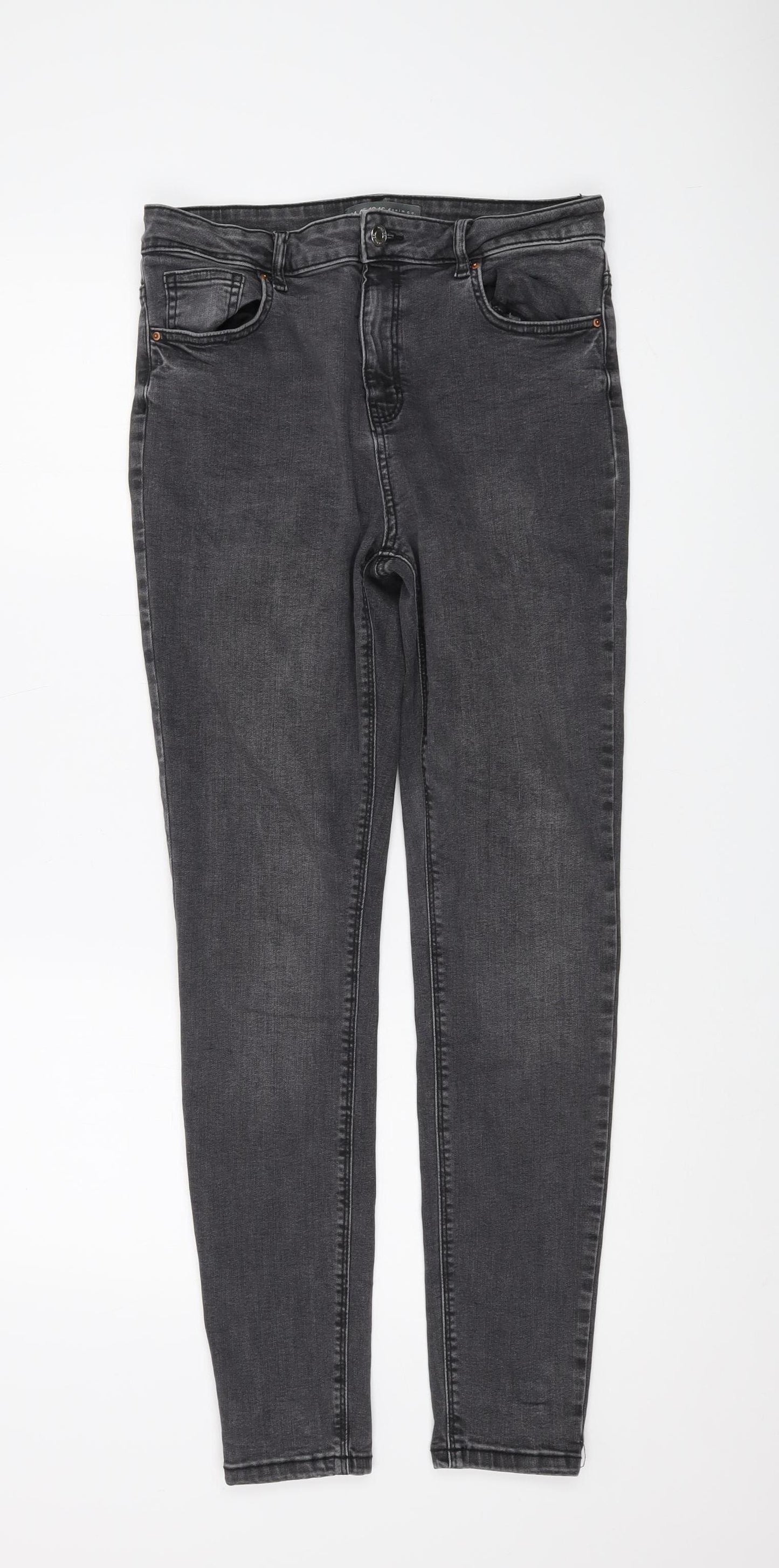 Primark Women's Black Skinny Jeans Size 14