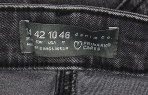 Primark Women's Black Skinny Jeans Size 14