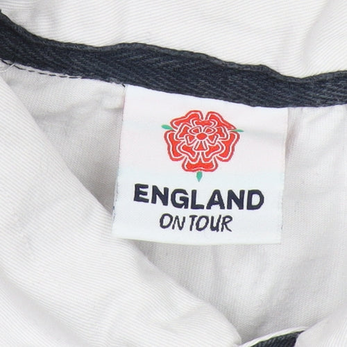 England On Tour Men's White XL Polo Rugby Shirt