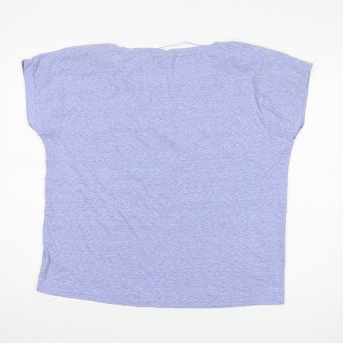 Wonder Woman Women's Blue T-Shirt Size 12 Casual