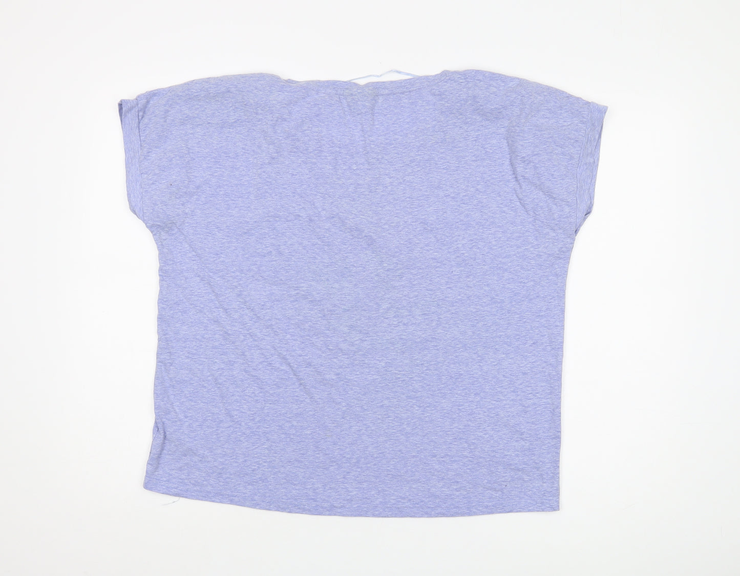 Wonder Woman Women's Blue T-Shirt Size 12 Casual