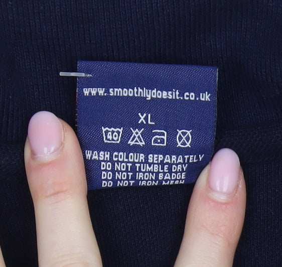 Tetley's Rugby Polo Shirt Men's Blue XL Casual Sports