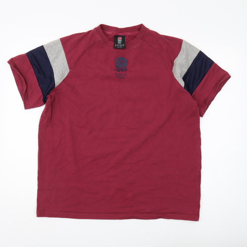 Fanatics Men's Red England Rugby XL T-Shirt Sports Logo