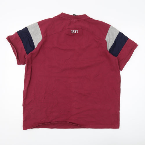 Fanatics Men's Red England Rugby XL T-Shirt Sports Logo