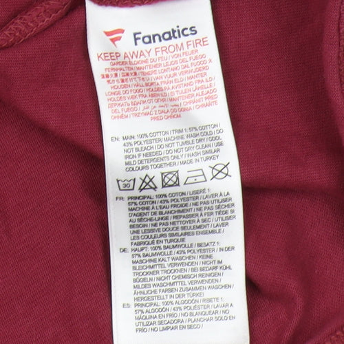 Fanatics Men's Red England Rugby XL T-Shirt Sports Logo