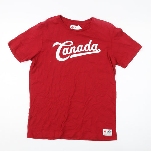 Hudson's Bay Boys Red Graphic Print T-Shirt, Size 14