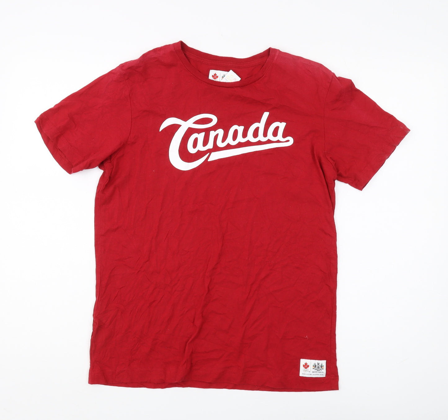 Hudson's Bay Boys Red Graphic Print T-Shirt, Size 14