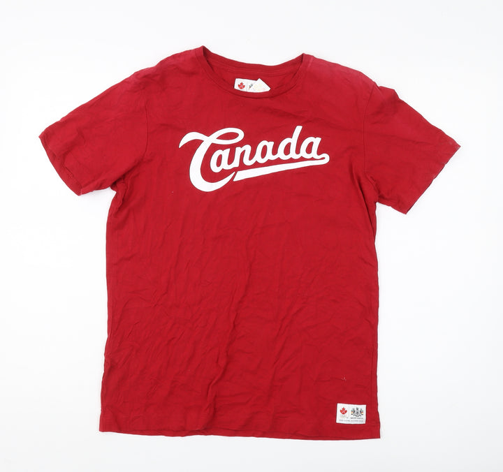 Hudson's Bay Boys Red Graphic Print T-Shirt, Size 14