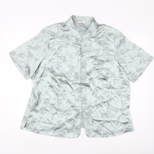 Marks and Spencer Women's Floral Button-Up Shirt