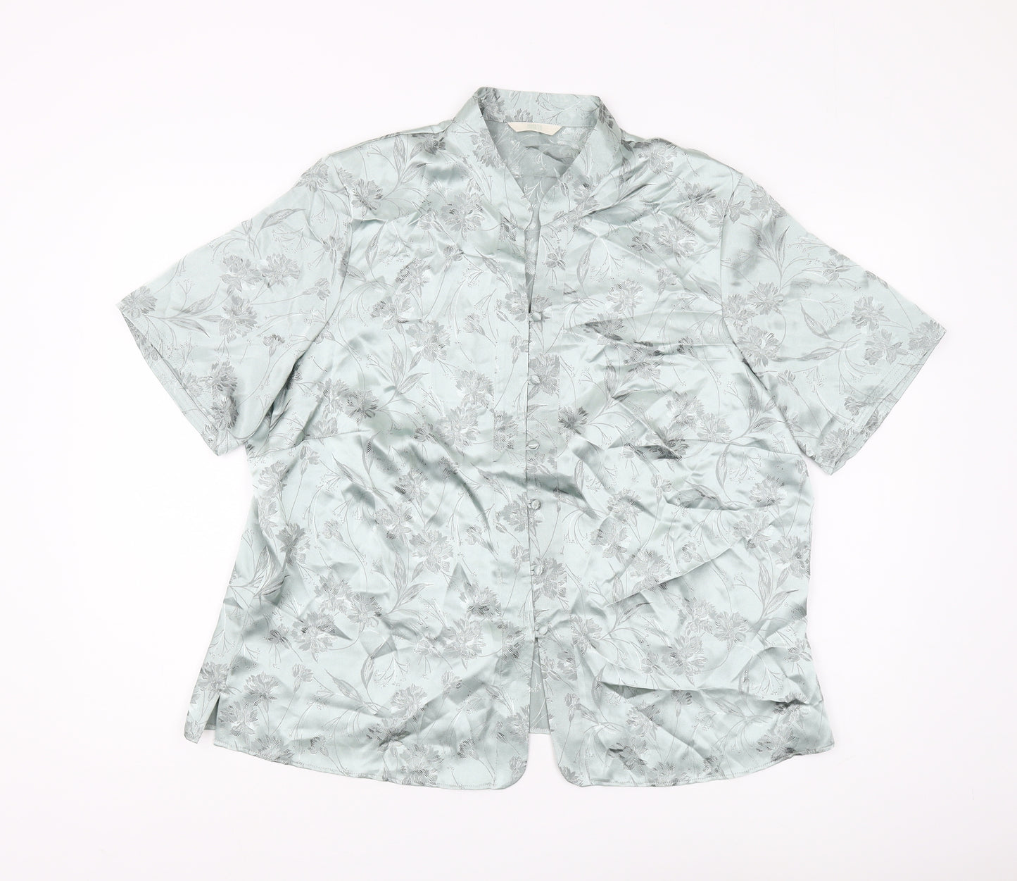 Marks and Spencer Women's Floral Button-Up Shirt