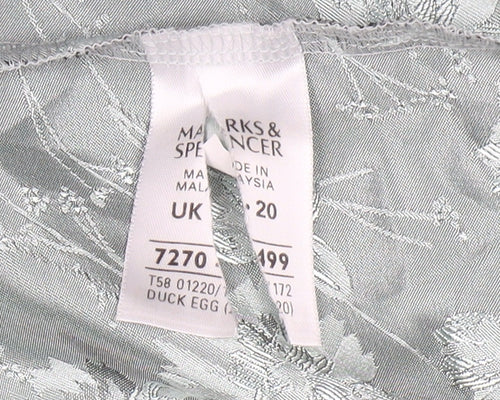 Marks and Spencer Women's Floral Button-Up Shirt