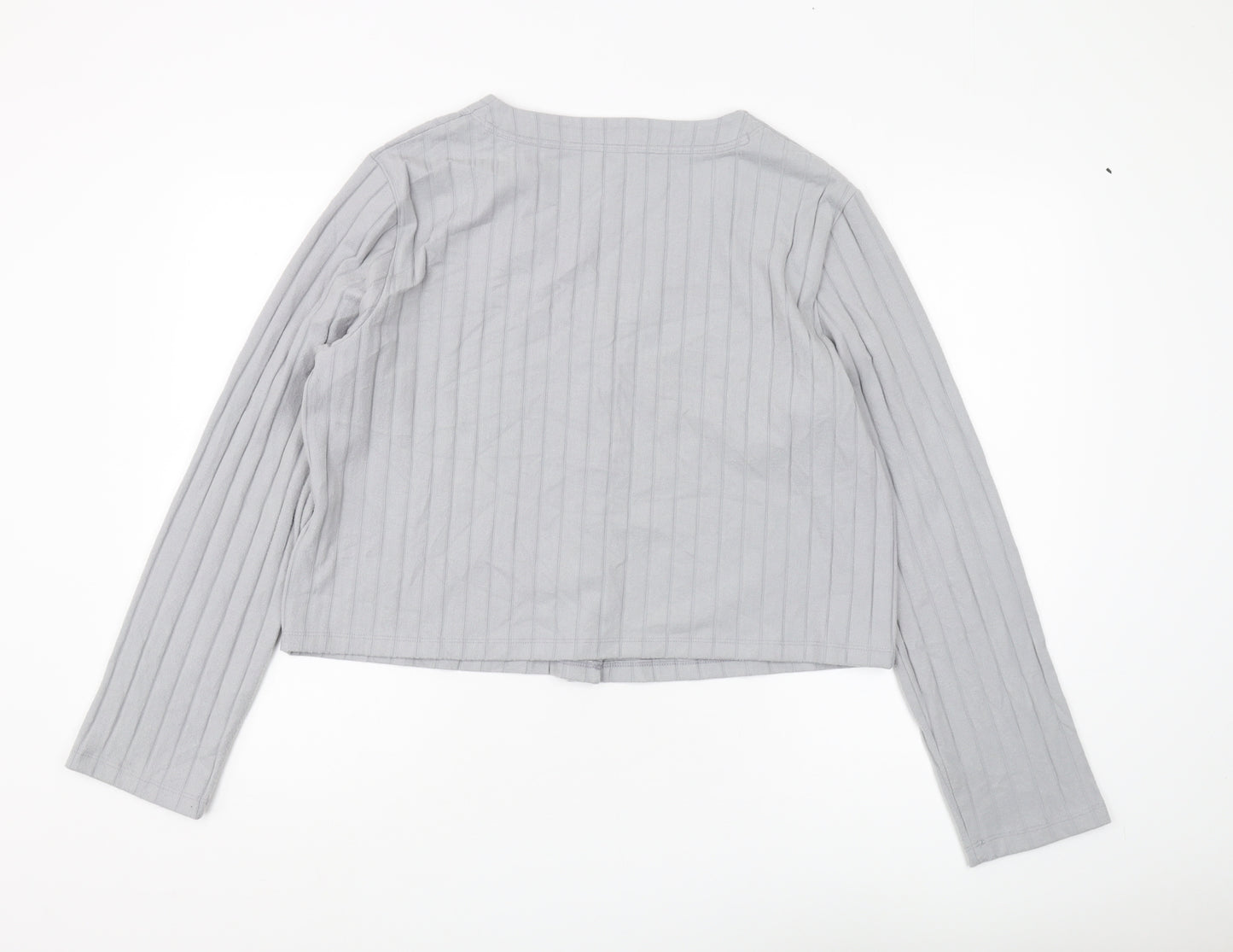 Marks and Spencer Women's Grey Long Sleeve Pyjama Top
