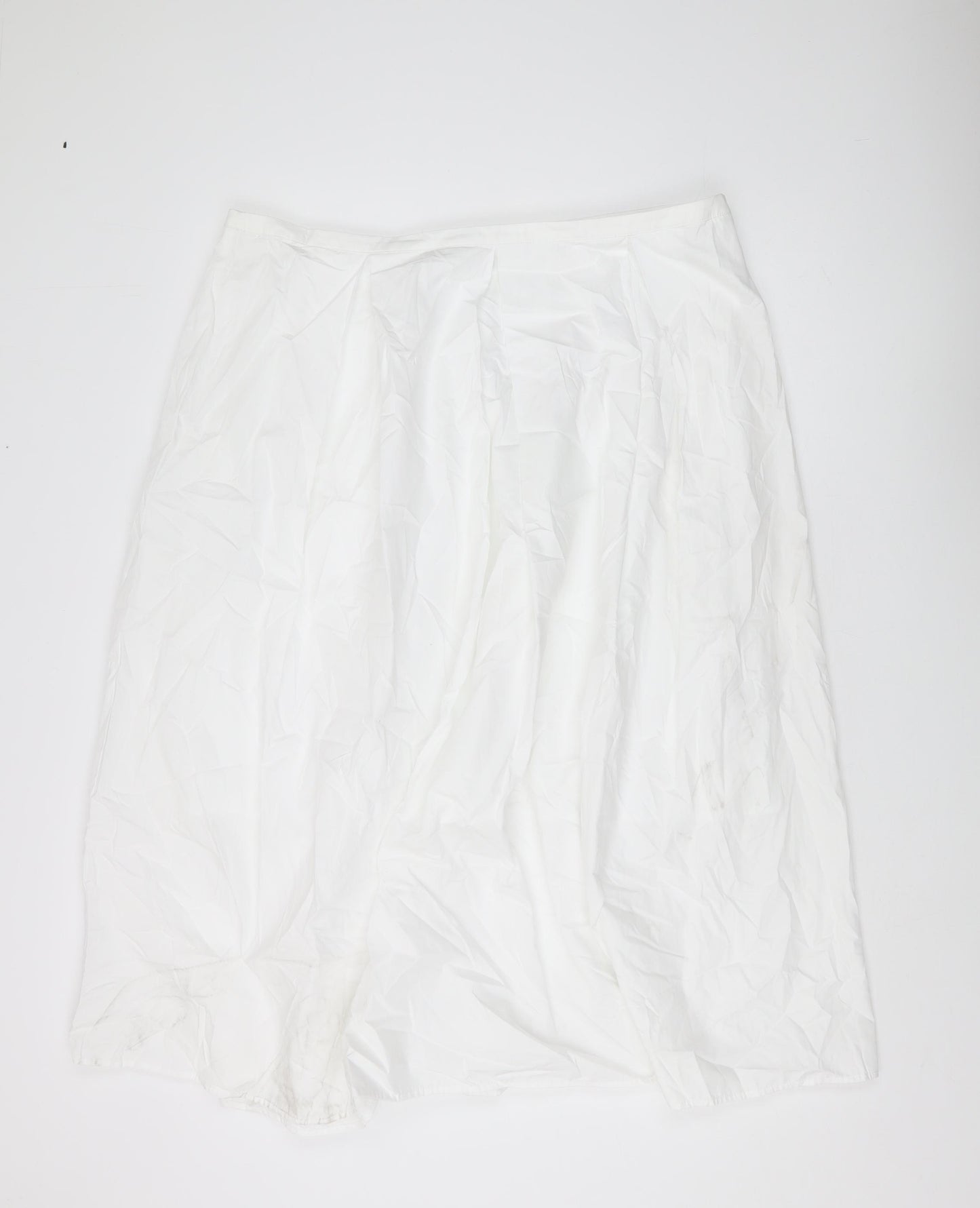 Marks and Spencer Women's White Cotton Skirt Size 20