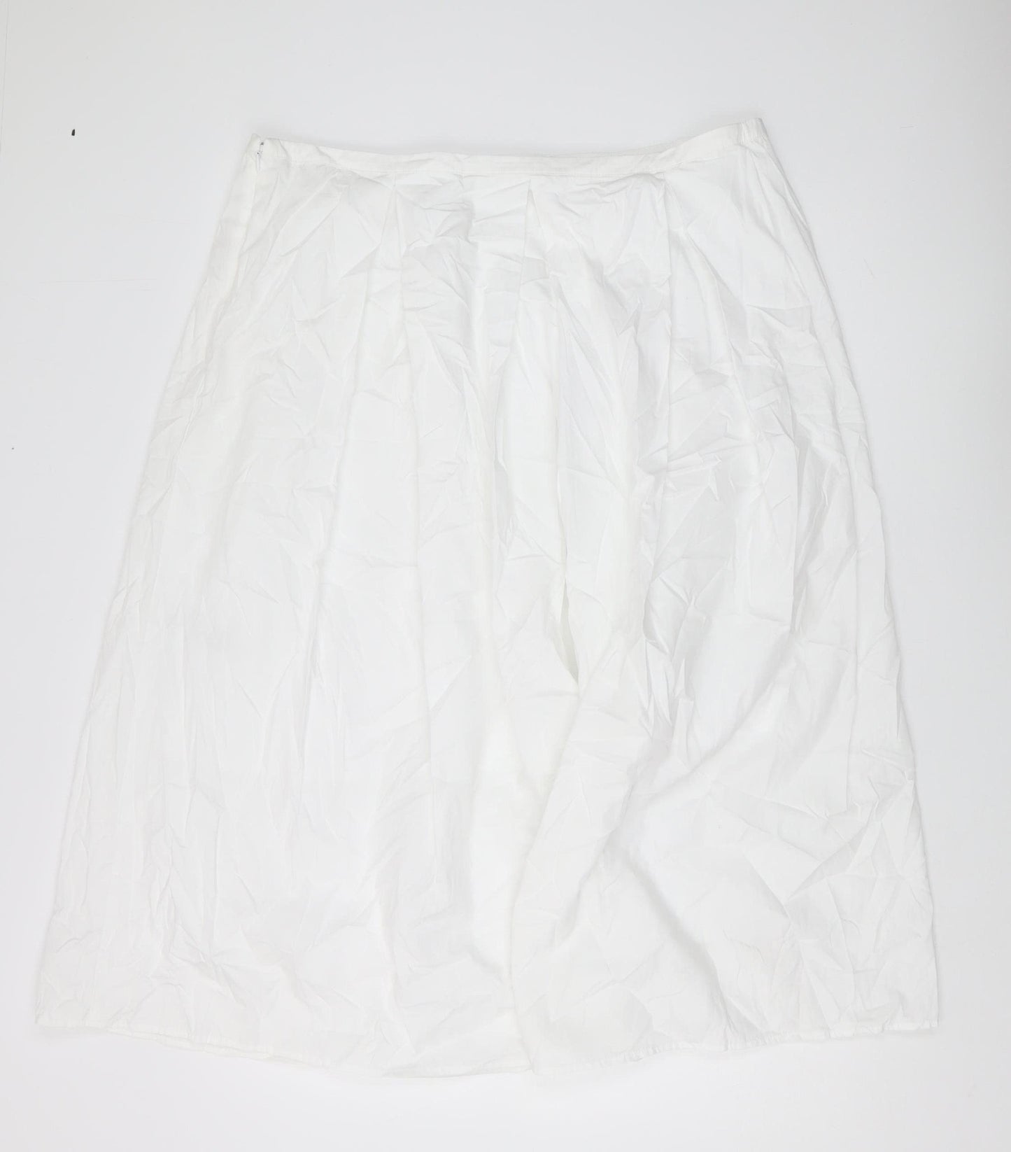 Marks and Spencer Women's White Cotton Skirt Size 20